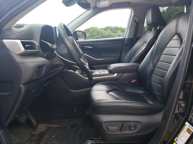 5TDGZRBH3MS123631 - 2021 TOYOTA HIGHLANDER XLE BLACK photo 7