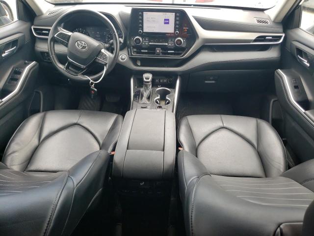 5TDGZRBH3MS123631 - 2021 TOYOTA HIGHLANDER XLE BLACK photo 8