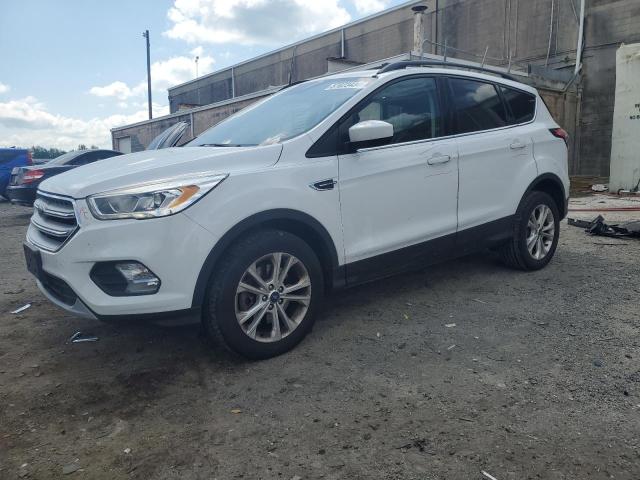 1FMCU9HD5JUA06105 - 2018 FORD ESCAPE SEL WHITE photo 1