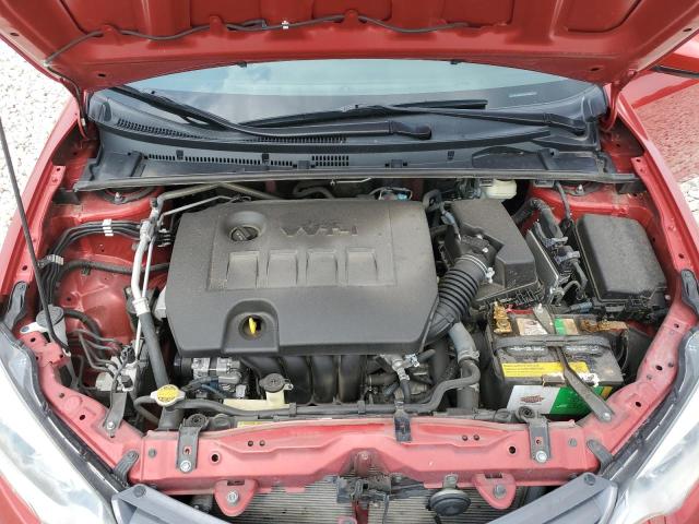 5YFBURHE2GP463971 - 2016 TOYOTA COROLLA L RED photo 11