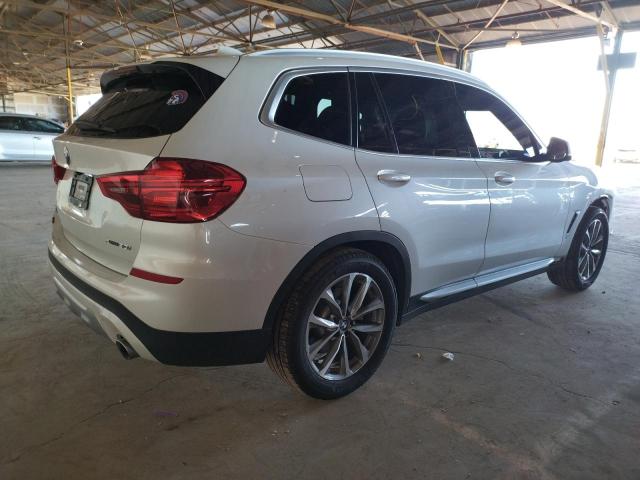 5UXTR9C53KLE11989 - 2019 BMW X3 XDRIVE30I WHITE photo 3