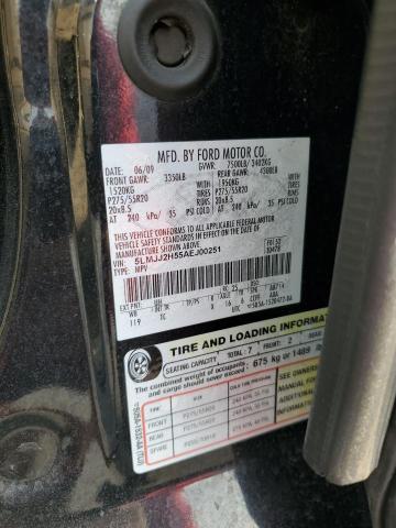 5LMJJ2H55AEJ00251 - 2010 LINCOLN NAVIGATOR BLACK photo 13