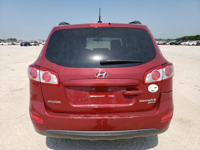 5XYZGDAB3BG056103 - 2011 HYUNDAI SANTA FE GLS RED photo 6