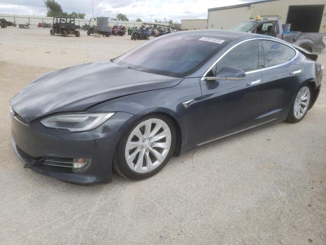 5YJSA1E10HF219129 - 2017 TESLA MODEL S Boz foto 1