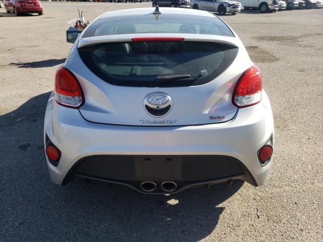 KMHTC6AE6GU294116 - 2016 HYUNDAI VELOSTER TURBO SILVER photo 6