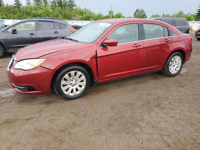 1C3CCBAB1CN186465 - 2012 CHRYSLER 200 LX RED photo 1