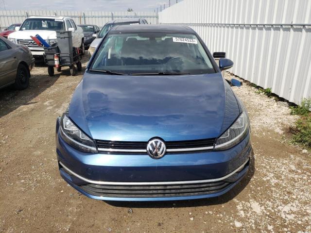 3VWG57AUXKM035202 - 2019 VOLKSWAGEN GOLF S BLUE photo 5