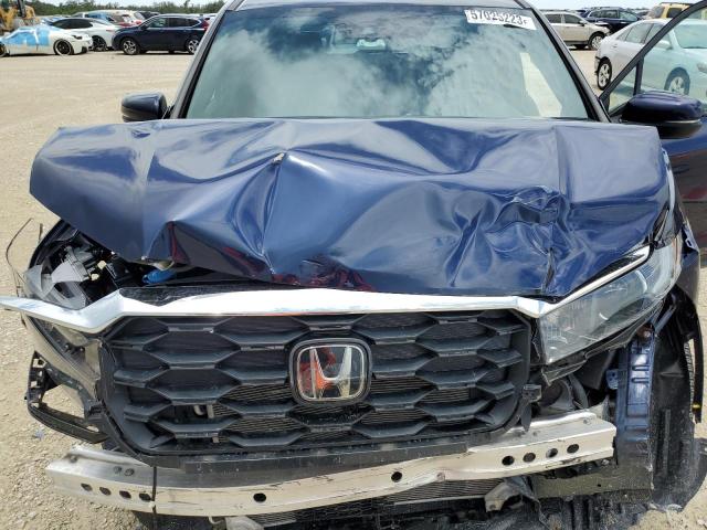 5FNYF7H52NB004442 - 2022 HONDA PASSPORT EXL BLUE photo 12