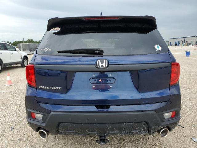 5FNYF7H52NB004442 - 2022 HONDA PASSPORT EXL BLUE photo 6