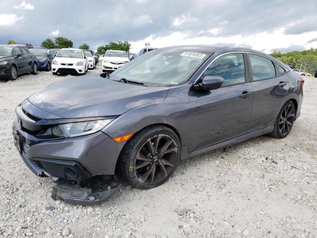 2HGFC2F82KH563299 - 2019 HONDA CIVIC SPORT 灰色 照片 1