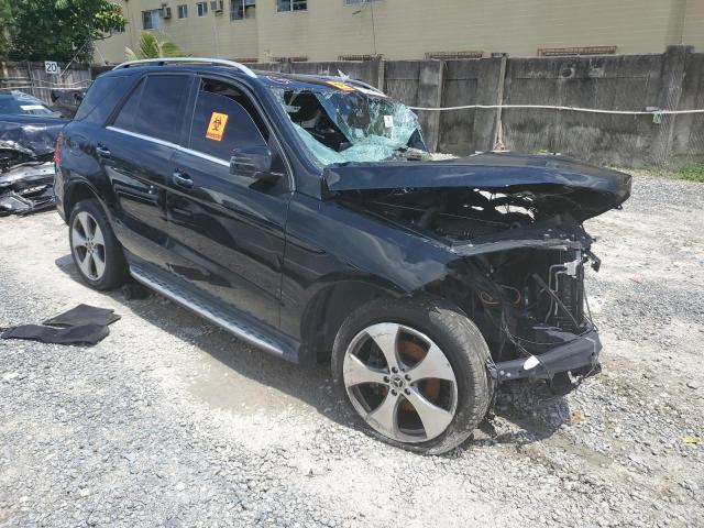 4JGDA5HB7HA939844 - 2017 MERCEDES-BENZ GLE 350 4MATIC BLACK photo 4