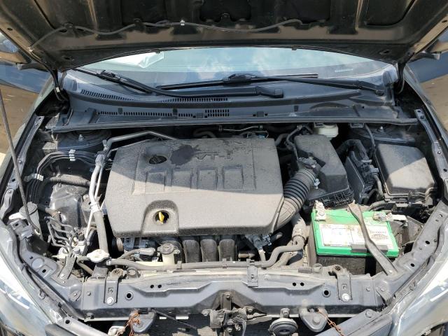 2T1BURHE2JC123579 - 2018 TOYOTA COROLLA L BLACK photo 11