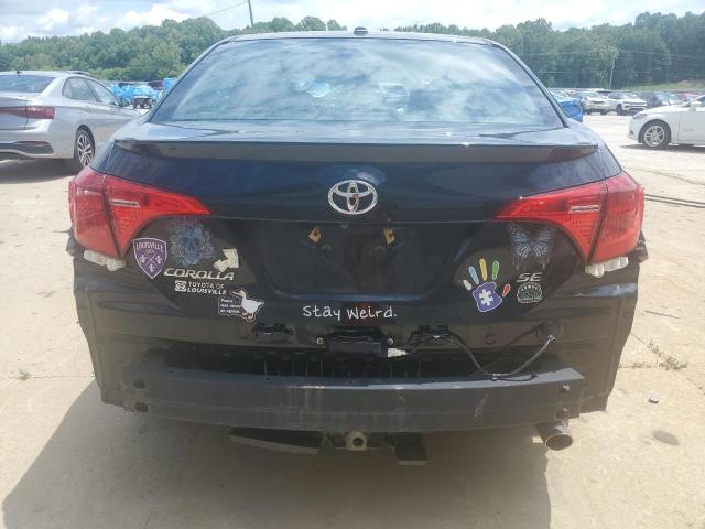 2T1BURHE2JC123579 - 2018 TOYOTA COROLLA L BLACK photo 6