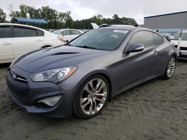 KMHHU6KJXDU113237 - 2013 HYUNDAI GENESIS 3.8L GRAY photo 1