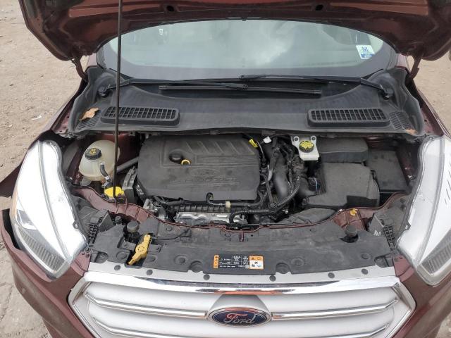 1FMCU0HD1JUC88075 - 2018 FORD ESCAPE SEL მუქწითელი ფოტო 12