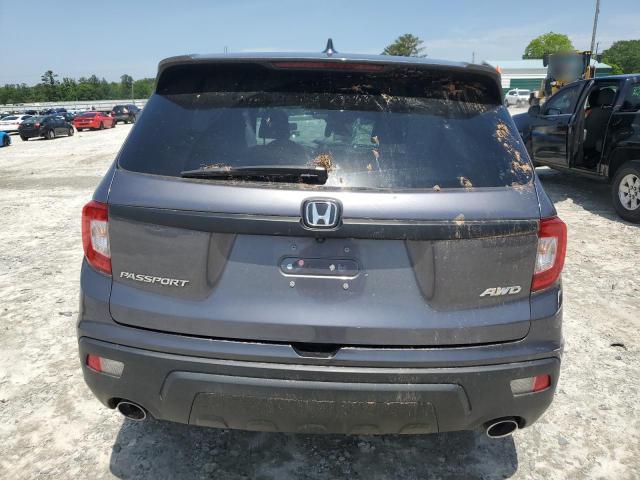 5FNYF8H53MB016698 - 2021 HONDA PASSPORT EXL Gri fotoğraf 6