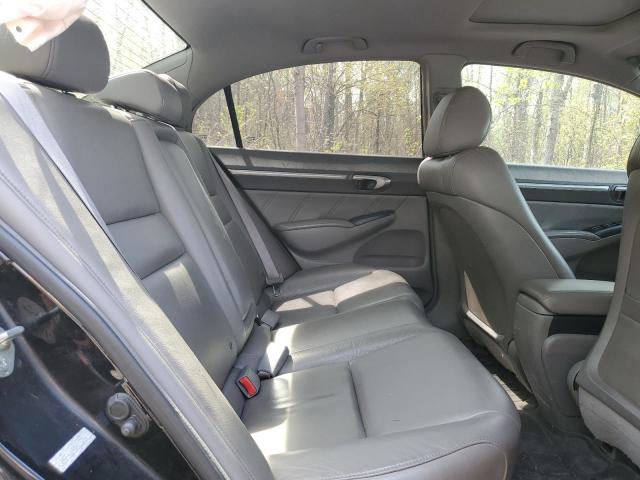 2HGFA169X8H113756 - 2008 HONDA CIVIC EXL BLACK photo 10