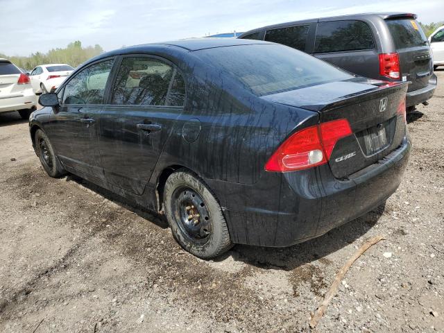 2HGFA169X8H113756 - 2008 HONDA CIVIC EXL BLACK photo 2