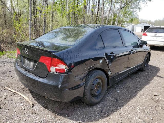 2HGFA169X8H113756 - 2008 HONDA CIVIC EXL BLACK photo 3