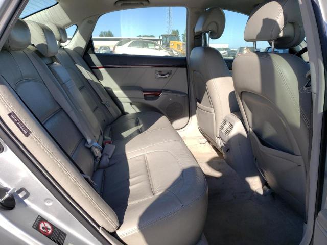 KMHFC46F18A274622 - 2008 HYUNDAI AZERA SE SILVER photo 10