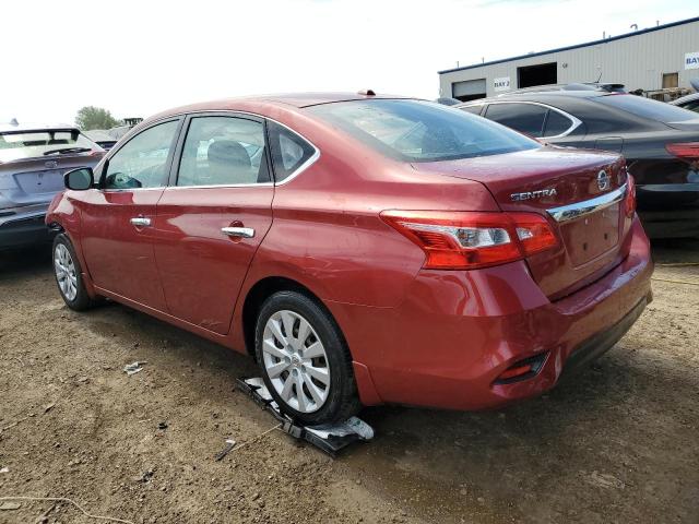 3N1AB7AP9GY308824 - 2016 NISSAN SENTRA S RED photo 2