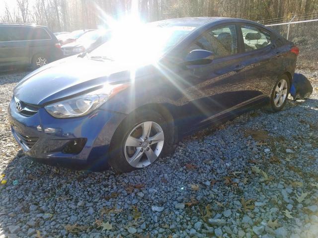 KMHDH4AE6DU681559 - 2013 HYUNDAI ELANTRA GLS  photo 2