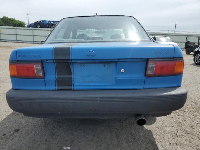 1N4EB31B4MC718422 - 1991 NISSAN SENTRA BLUE photo 6