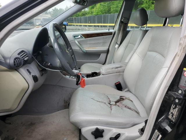 WDBRF61J53F357321 - 2003 MERCEDES-BENZ C 240 BLACK photo 7