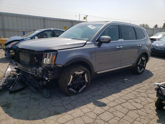 5XYP6DGC5PG334081 - 2023 KIA TELLURIDE S GRAY photo 1