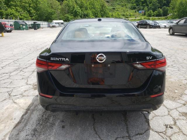 3N1AB8CV5LY207629 - 2020 NISSAN SENTRA SV BLACK photo 6