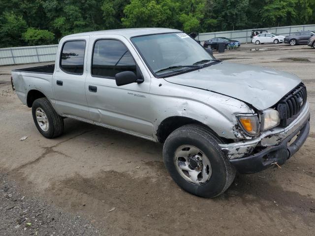 5TEGM92N93Z194676 - 2003 TOYOTA TACOMA DOUBLE CAB PRERUNNER SILVER photo 4