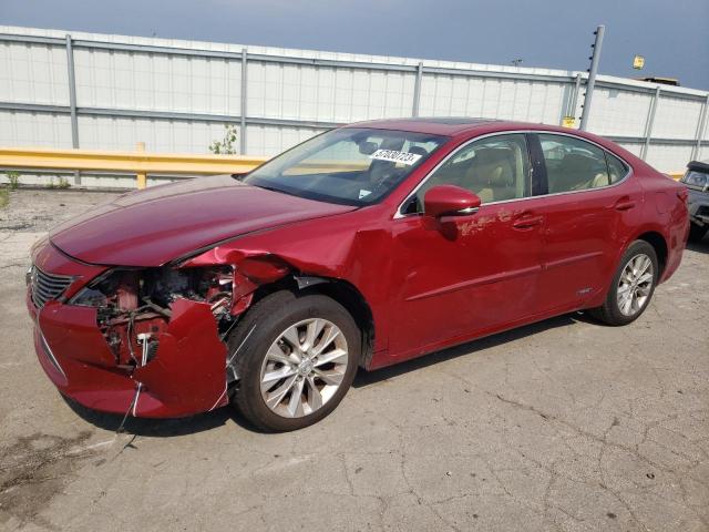 JTHBW1GG4D2037822 - 2013 LEXUS ES 300H RED photo 1