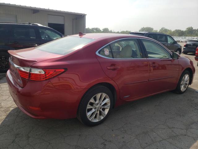 JTHBW1GG4D2037822 - 2013 LEXUS ES 300H RED photo 3