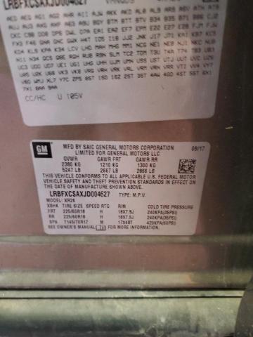 LRBFXCSAXJD004627 - 2018 BUICK ENVISION PREFERRED 棕色 照片 14