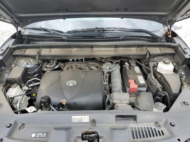 5TDGZRBH2LS009781 - 2020 TOYOTA HIGHLANDER XLE GRAY photo 11