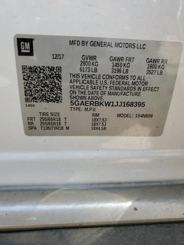 5GAERBKW1JJ168395 - 2018 BUICK ENCLAVE ESSENCE WHITE photo 12