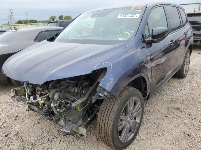 5FNYF8H55LB015485 - 2020 HONDA PASSPORT EXL Mavi foto 2