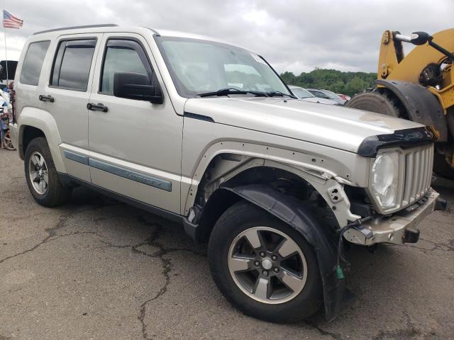 1J8GN28K58W253785 - 2008 JEEP LIBERTY SPORT BEIGE photo 4