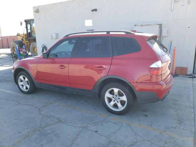 WBXPC93468WJ23435 - 2008 BMW X3 3.0SI RED photo 2