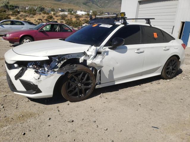 2HGFE2F50PH518658 - 2023 HONDA CIVIC SPORT WHITE photo 1