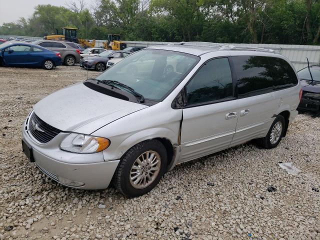 2C8GP64L93R202815 - 2003 CHRYSLER TOWN & COU LIMITED SILVER photo 1