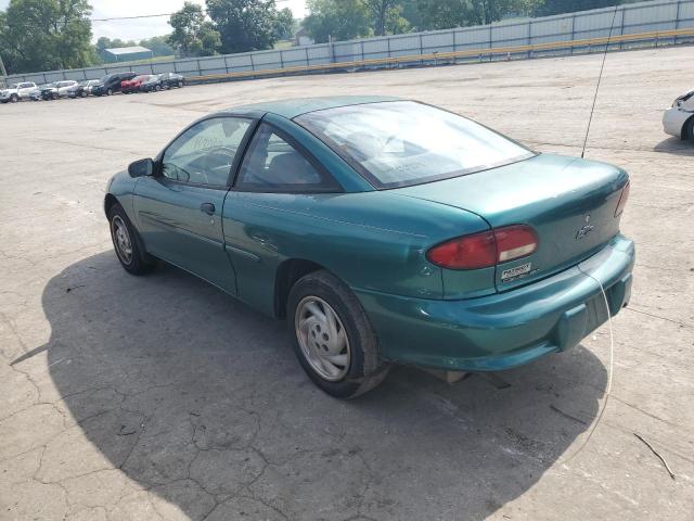 1G1JC124XX7116527 - 1999 CHEVROLET CAVALIER BASE GREEN photo 2