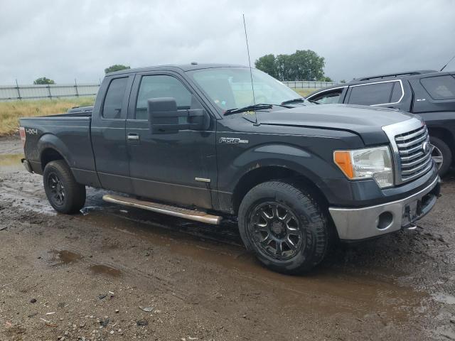 1FTFX1ET6CFC01370 - 2012 FORD F150 SUPER CAB BLACK photo 4