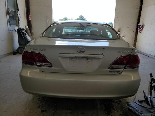 JTHBA30G855081309 - 2005 LEXUS ES 330 CREAM photo 6