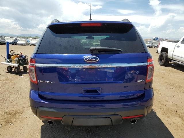 1FM5K8F8XFGC49798 - 2015 FORD EXPLORER LIMITED BLUE photo 6