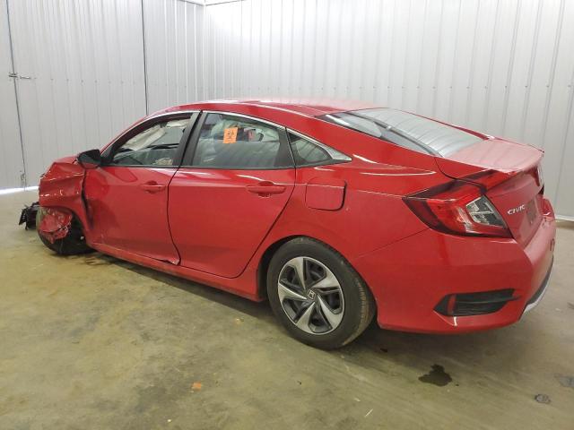 2HGFC2F62LH537320 - 2020 HONDA CIVIC LX RED photo 2