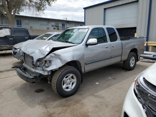 5TBBT44114S455073 - 2004 TOYOTA TUNDRA ACCESS CAB SR5 SILVER photo 1