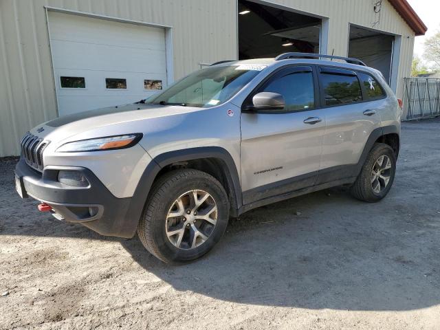 1C4PJMBS0HD214427 - 2017 JEEP CHEROKEE TRAILHAWK SILVER photo 1