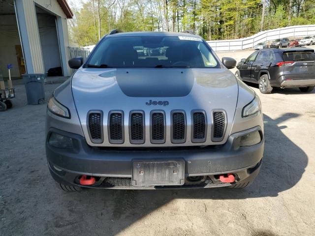 1C4PJMBS0HD214427 - 2017 JEEP CHEROKEE TRAILHAWK SILVER photo 5