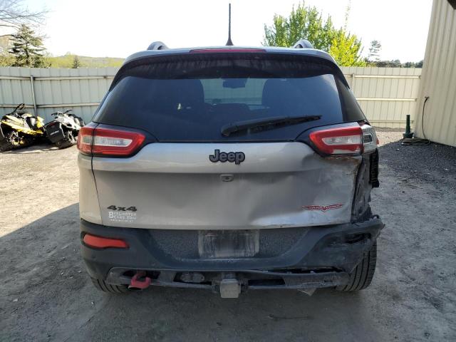 1C4PJMBS0HD214427 - 2017 JEEP CHEROKEE TRAILHAWK SILVER photo 6